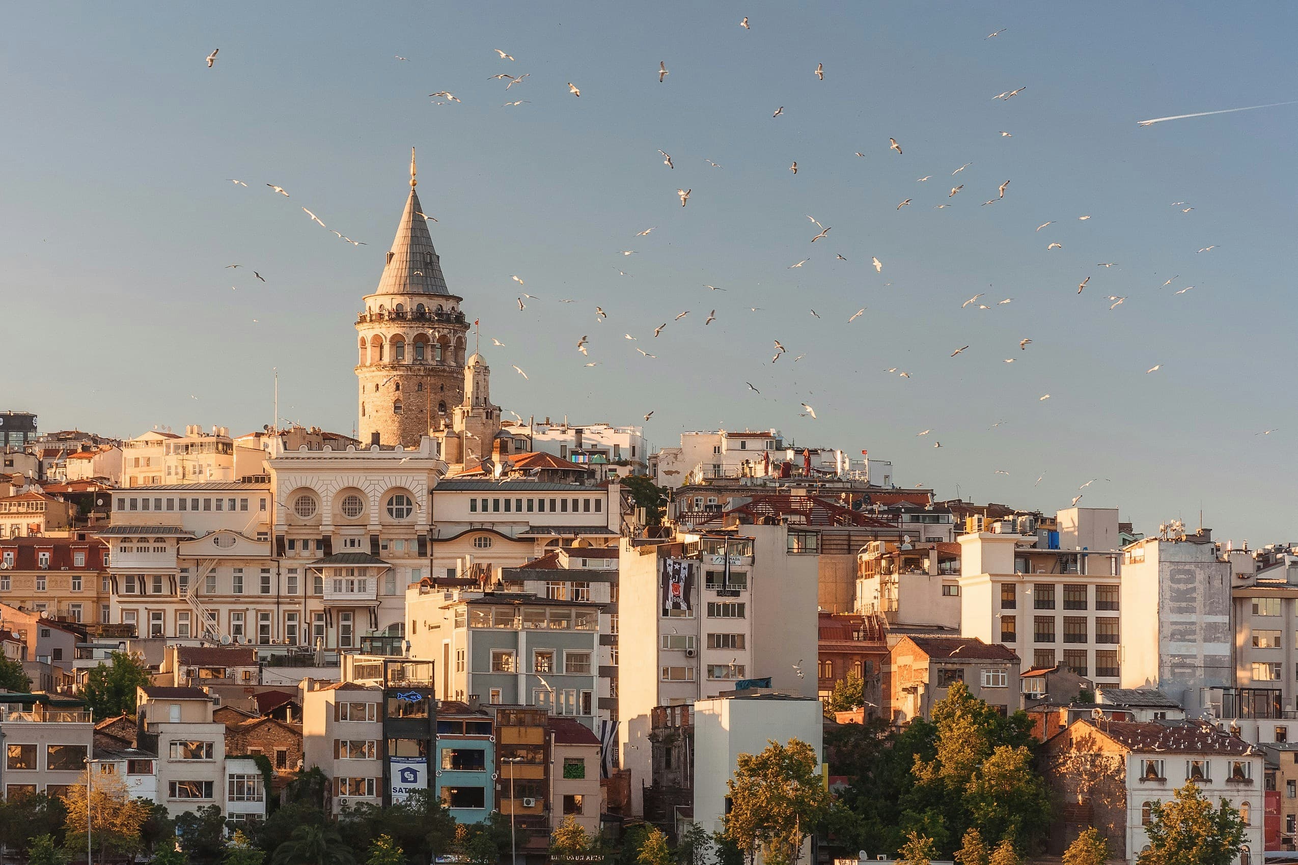 Istanbul skyline with the Galata Tower